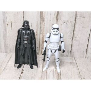 2016 Hasbro Star Wars ROTJ Action figures Darth Vader & First Order Stormtrooper